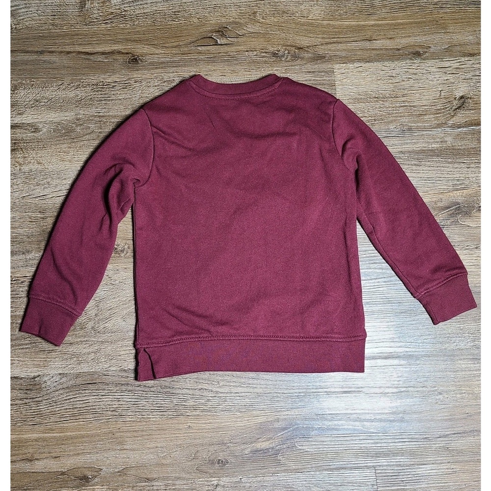 365 Kids Garanimals Maroon Football Long Sleeve Shirt Size 5 with Pennant Patch‎ - Picture 5 of 5